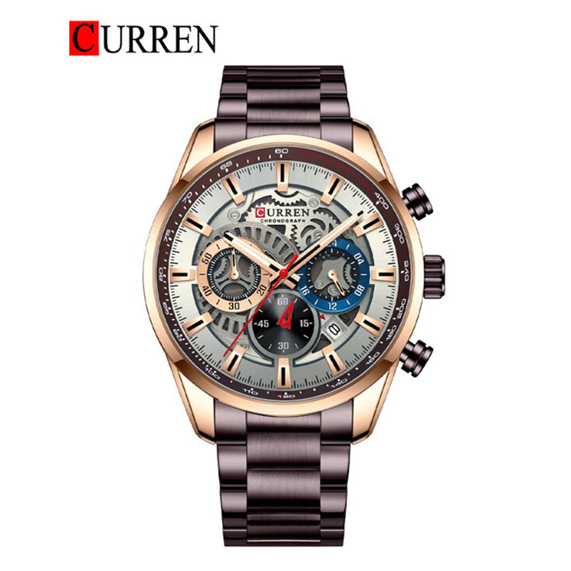 CURREN 8391 Men's Stainless Steel Watch