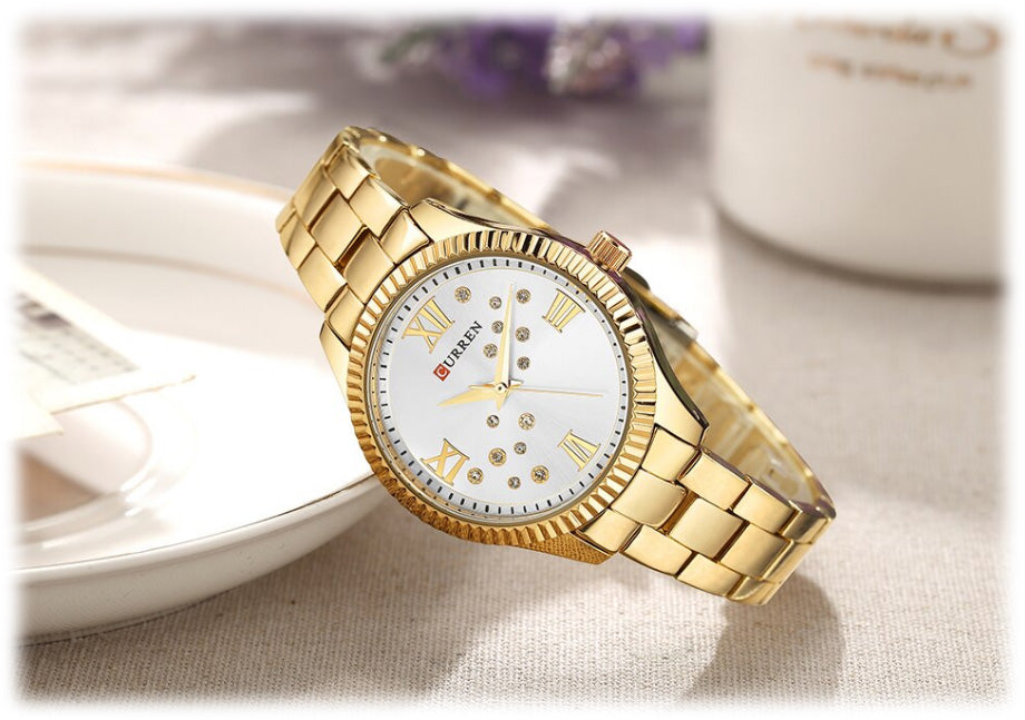 CURREN 9009 Women's Strainless Steel Watch