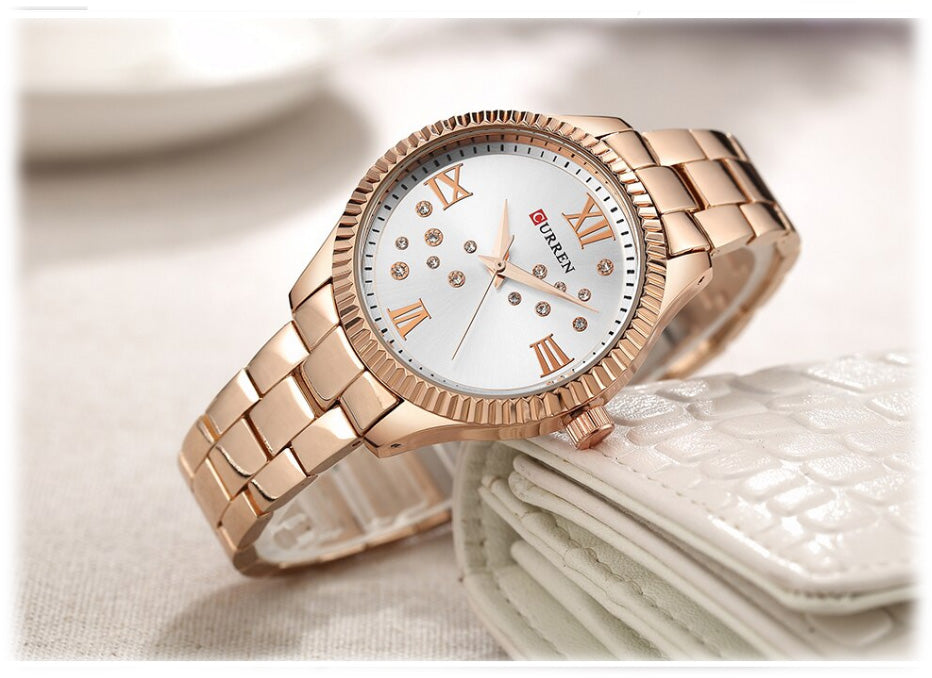 CURREN 9009 Women's Strainless Steel Watch