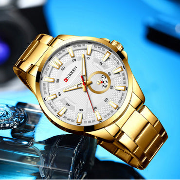 CURREN 8372 Men's Stainless Steel Watch