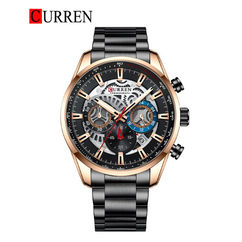 Curren discount chronograph watch