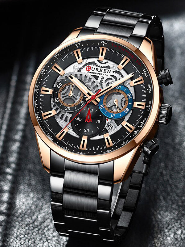 CURREN 8391 Men's Stainless Steel Watch
