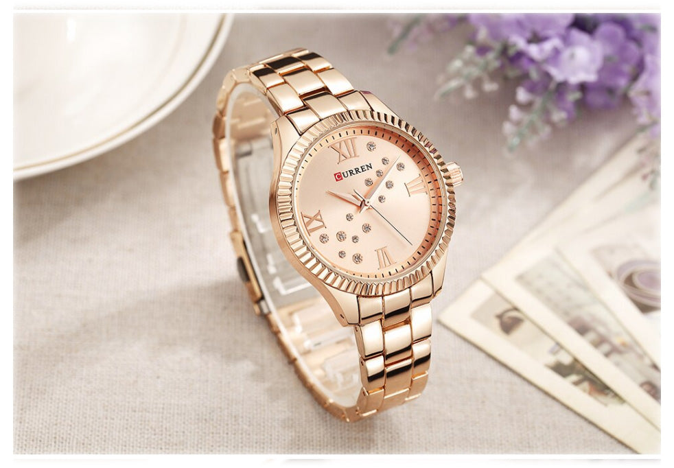 CURREN 9009 Women's Strainless Steel Watch