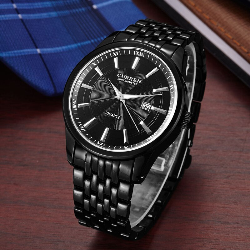 CURREN 8052 Men's Stainless Steel Watch