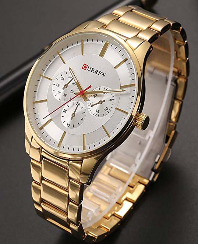 CURREN 8282 Men's Stainless Steel Watch