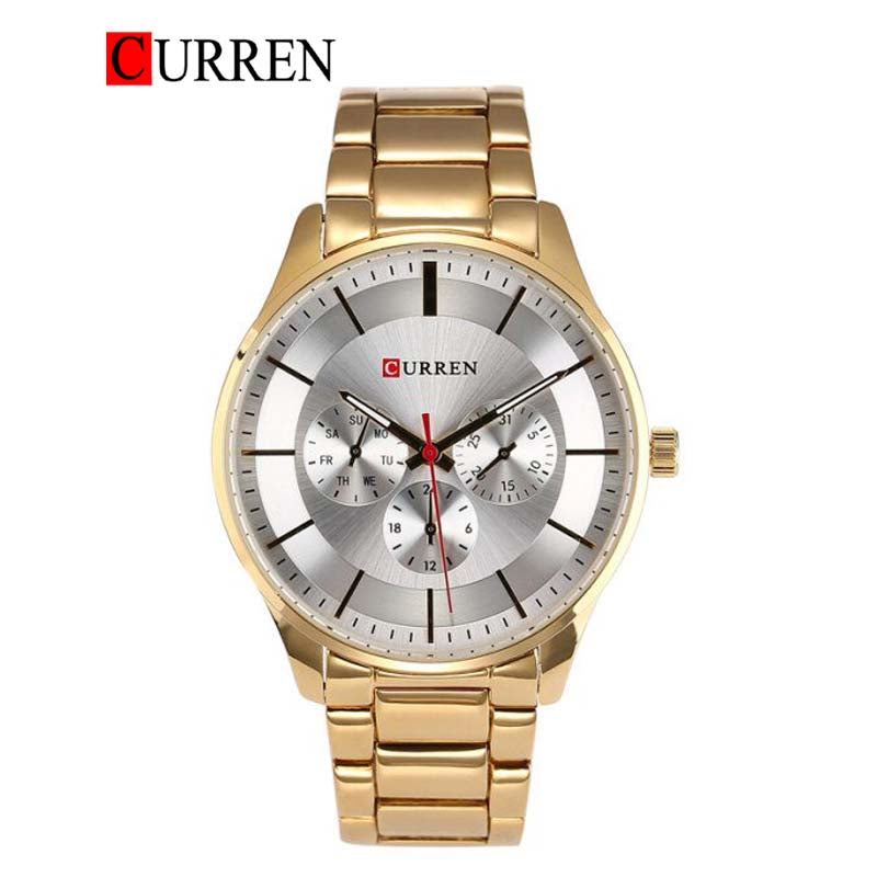 CURREN 8282 Men's Stainless Steel Watch