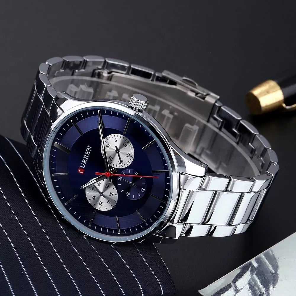 CURREN 8282 Men's Stainless Steel Watch