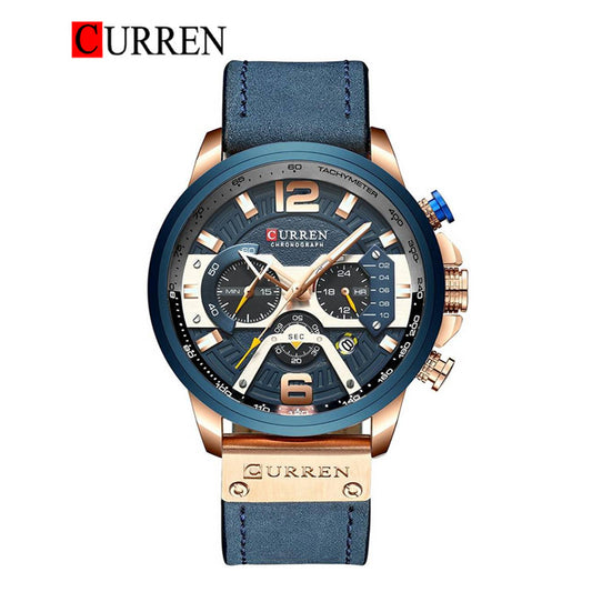 CURREN 8329 Men's Leather Straps Watch