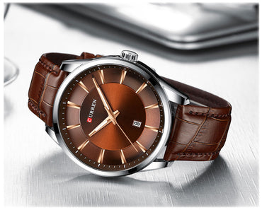 CURREN 8365 Men's Leather Straps Watch