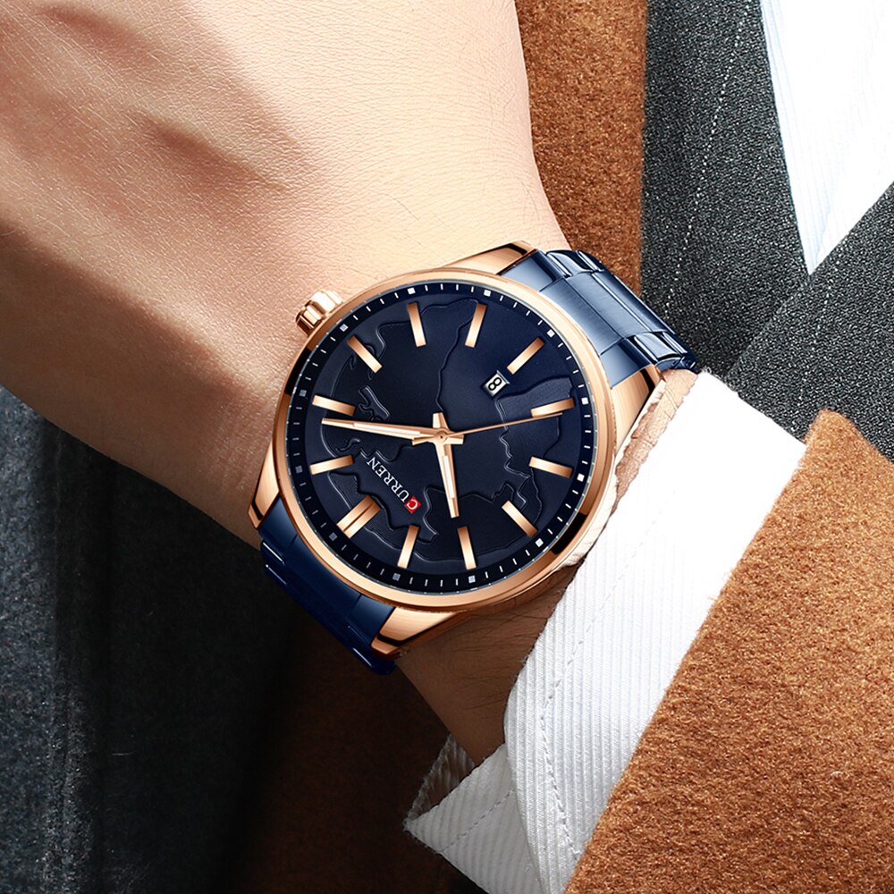 CURREN 8336 Men's Stainless Steel Watch