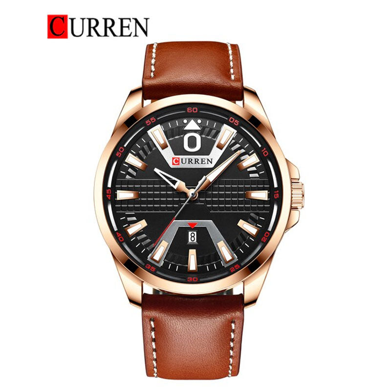 CURREN 8379 Men's Leather Straps Watch