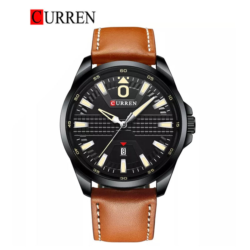 CURREN 8379 Men's Leather Straps Watch