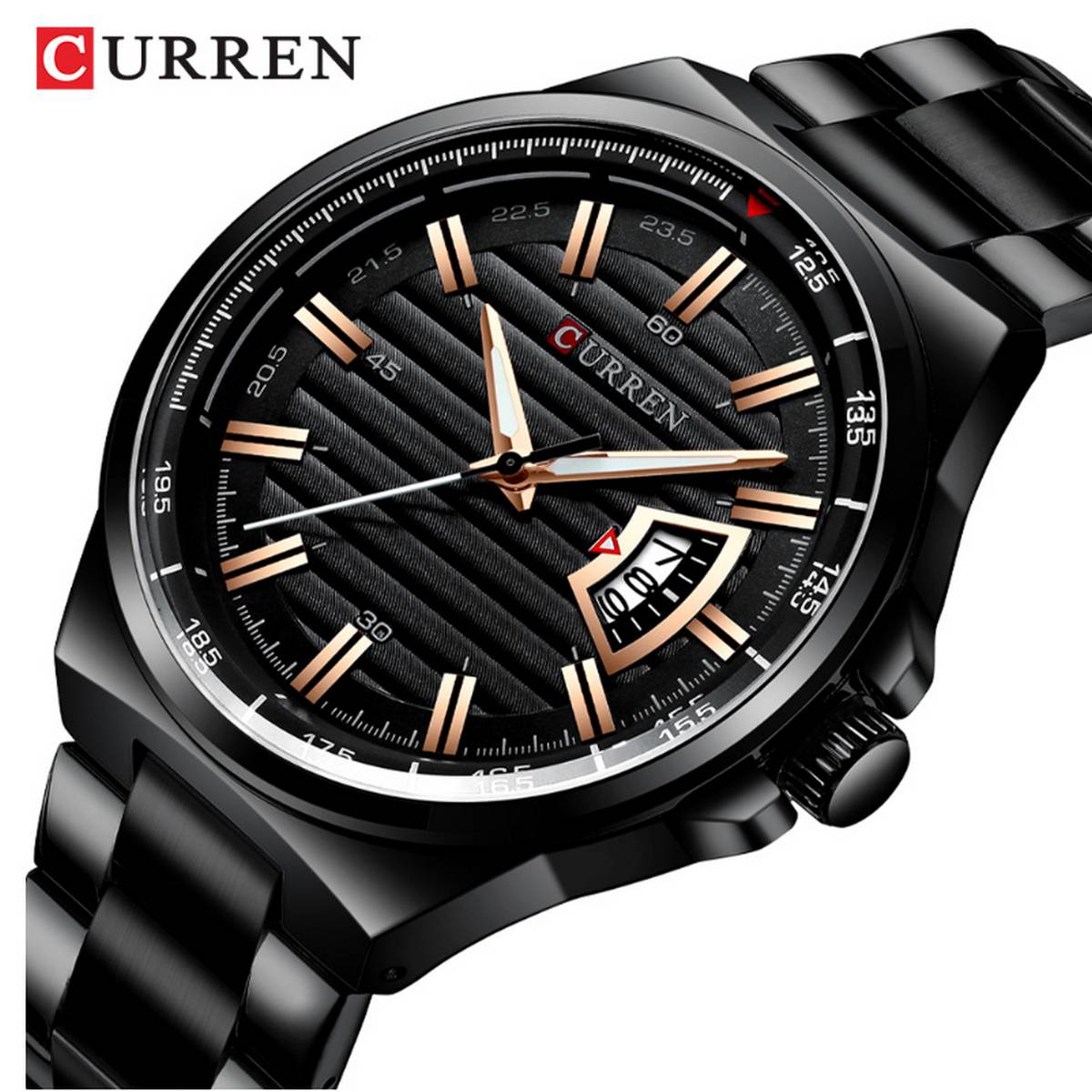 CURREN 8375 Men's Stainless Steel Watch