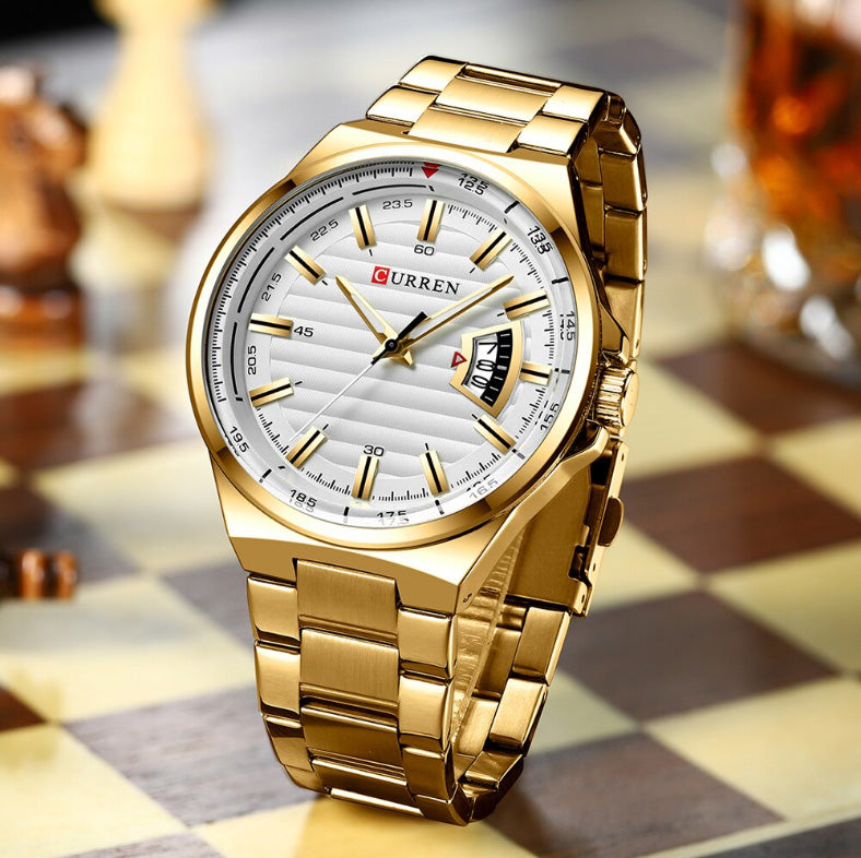 CURREN 8375 Men's Stainless Steel Watch