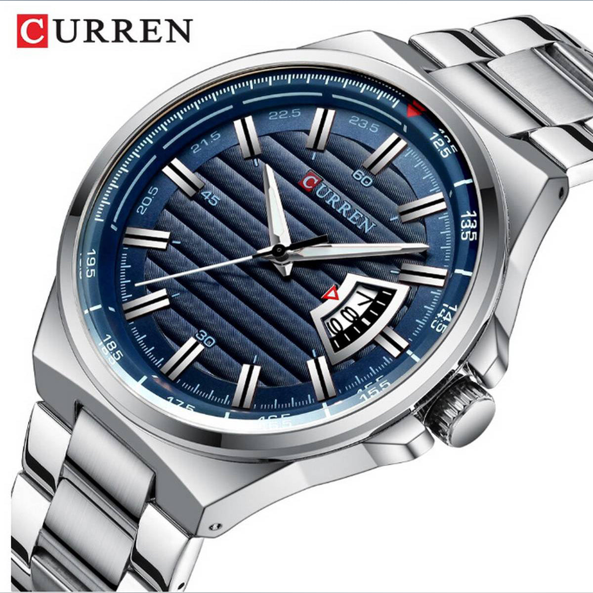 CURREN 8375 Men's Stainless Steel Watch
