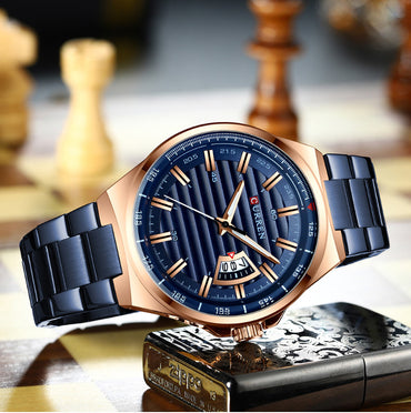 CURREN 8375 Men's Stainless Steel Watch