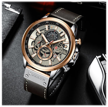 CURREN 8380 Men's Leather Straps Watch