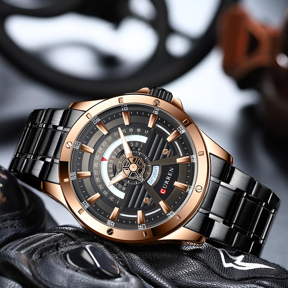 CURREN 8381 Men's Stainless Steel Watch