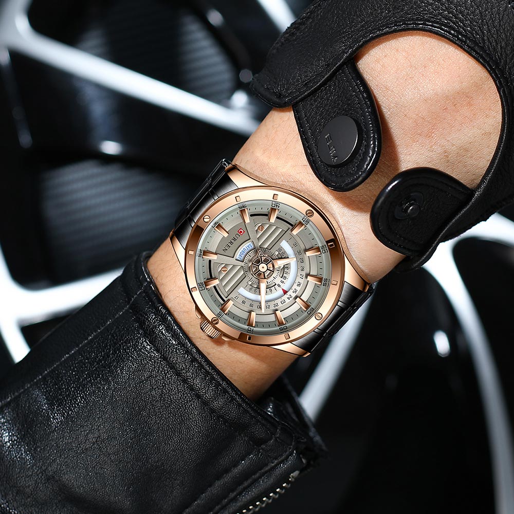 CURREN 8381 Men's Stainless Steel Watch