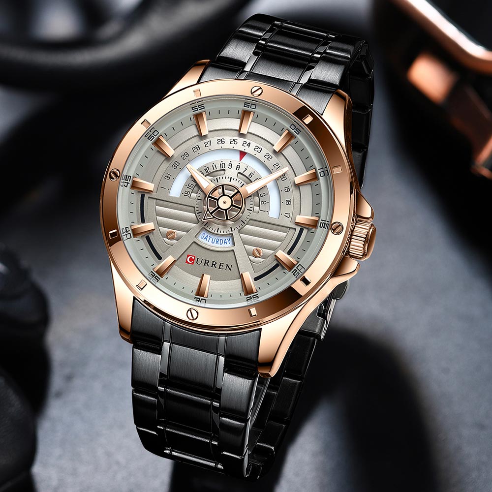CURREN 8381 Men's Stainless Steel Watch