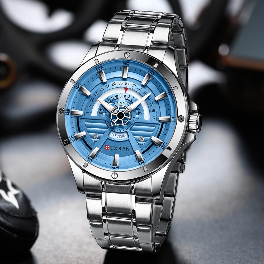 CURREN 8381 Men's Stainless Steel Watch