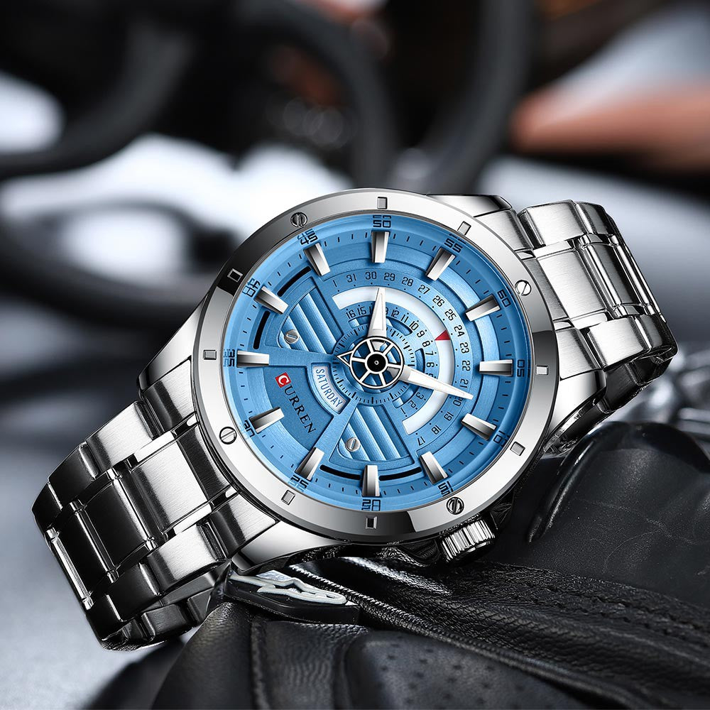 CURREN 8381 Men's Stainless Steel Watch