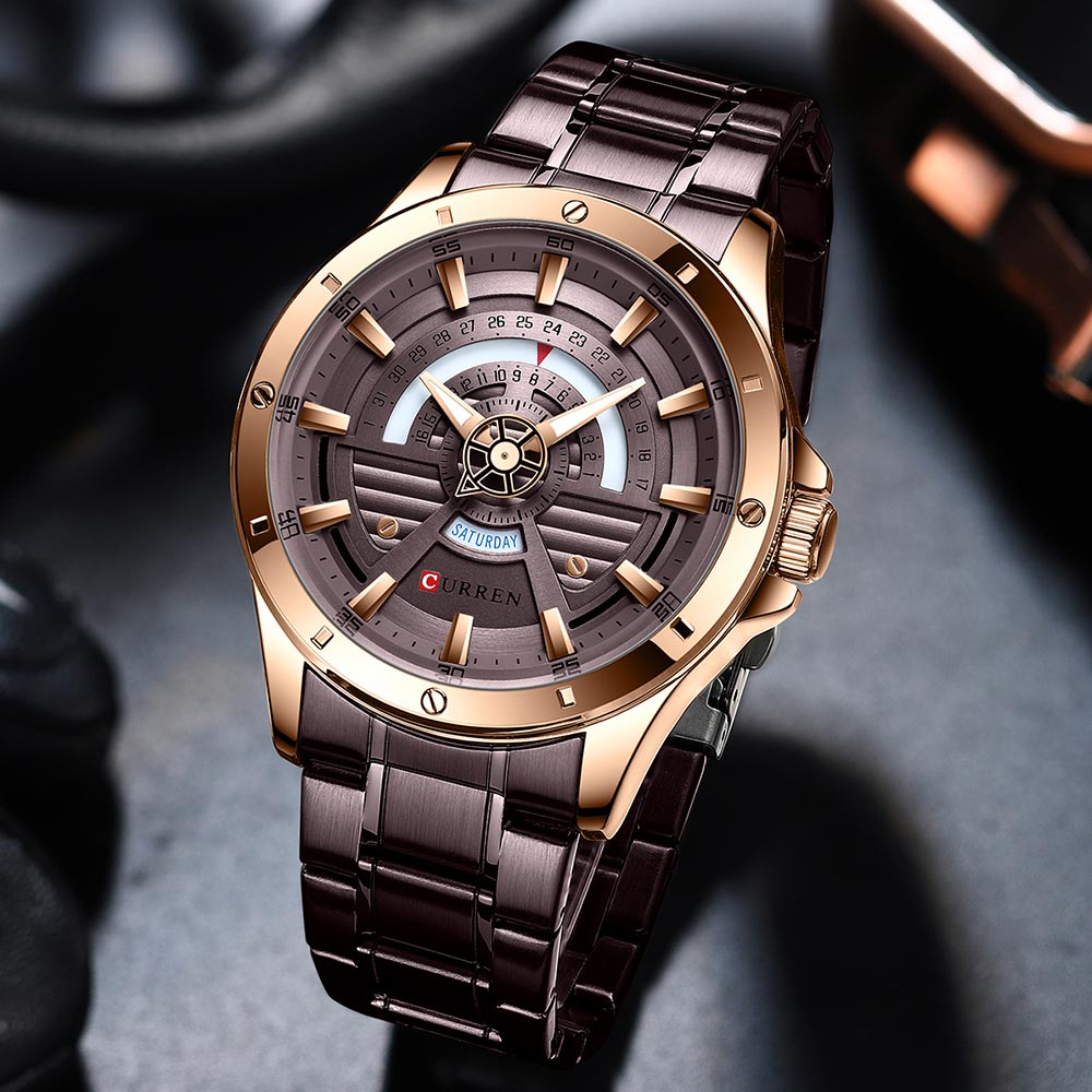 CURREN 8381 Men's Stainless Steel Watch