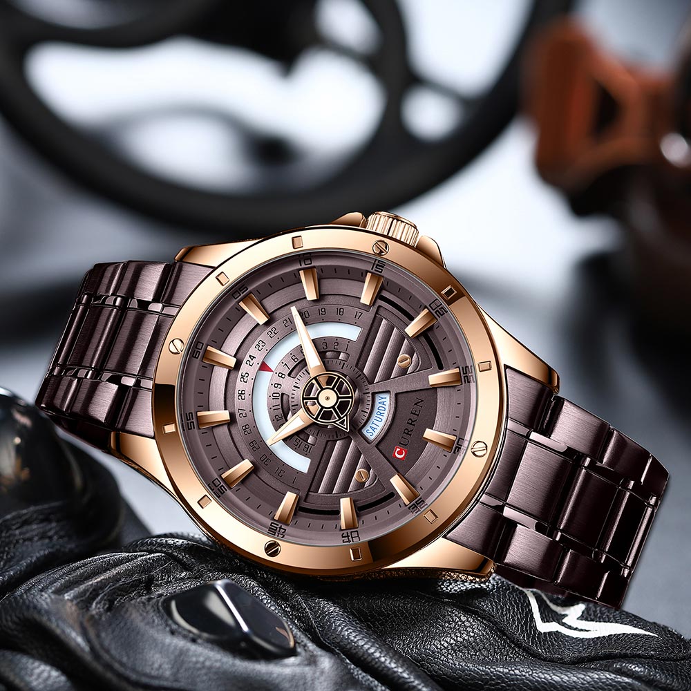 CURREN 8381 Men's Stainless Steel Watch