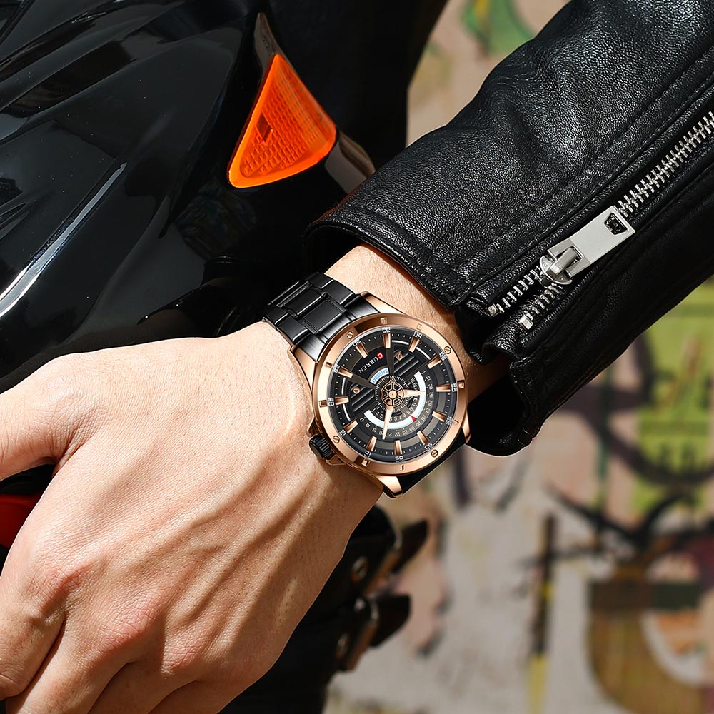 CURREN 8381 Men's Stainless Steel Watch