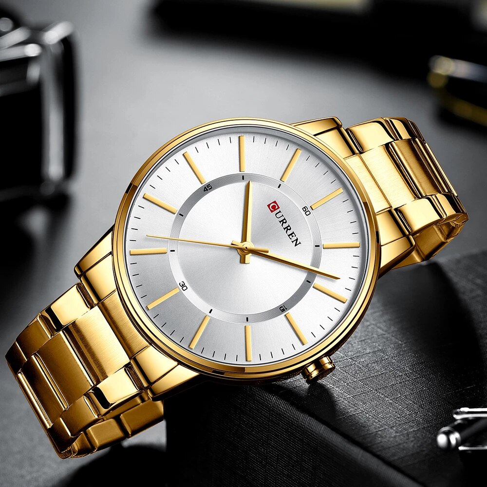 CURREN 8385 Men's Strainless Steel Watch