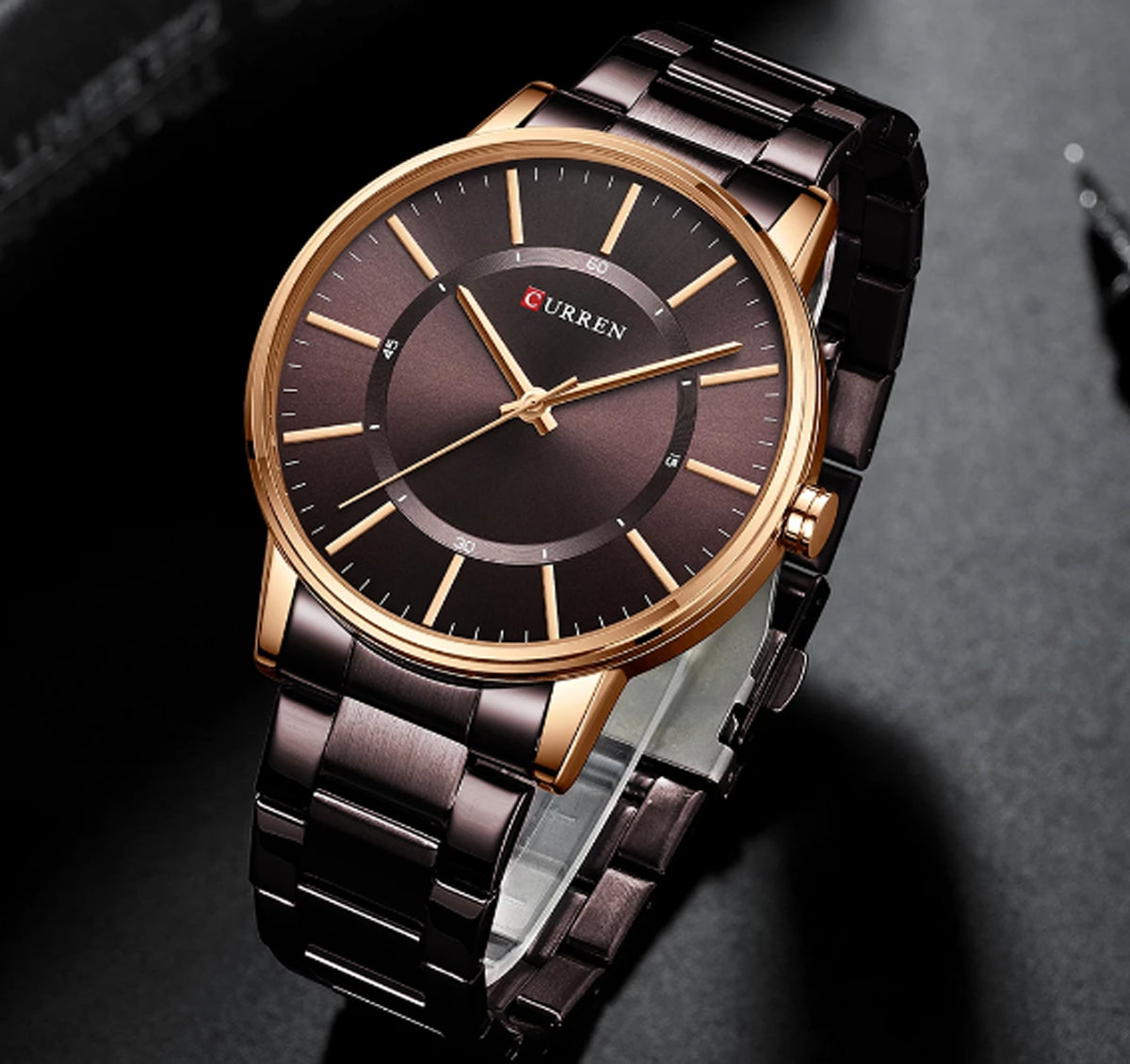 CURREN 8385 Men's Strainless Steel Watch