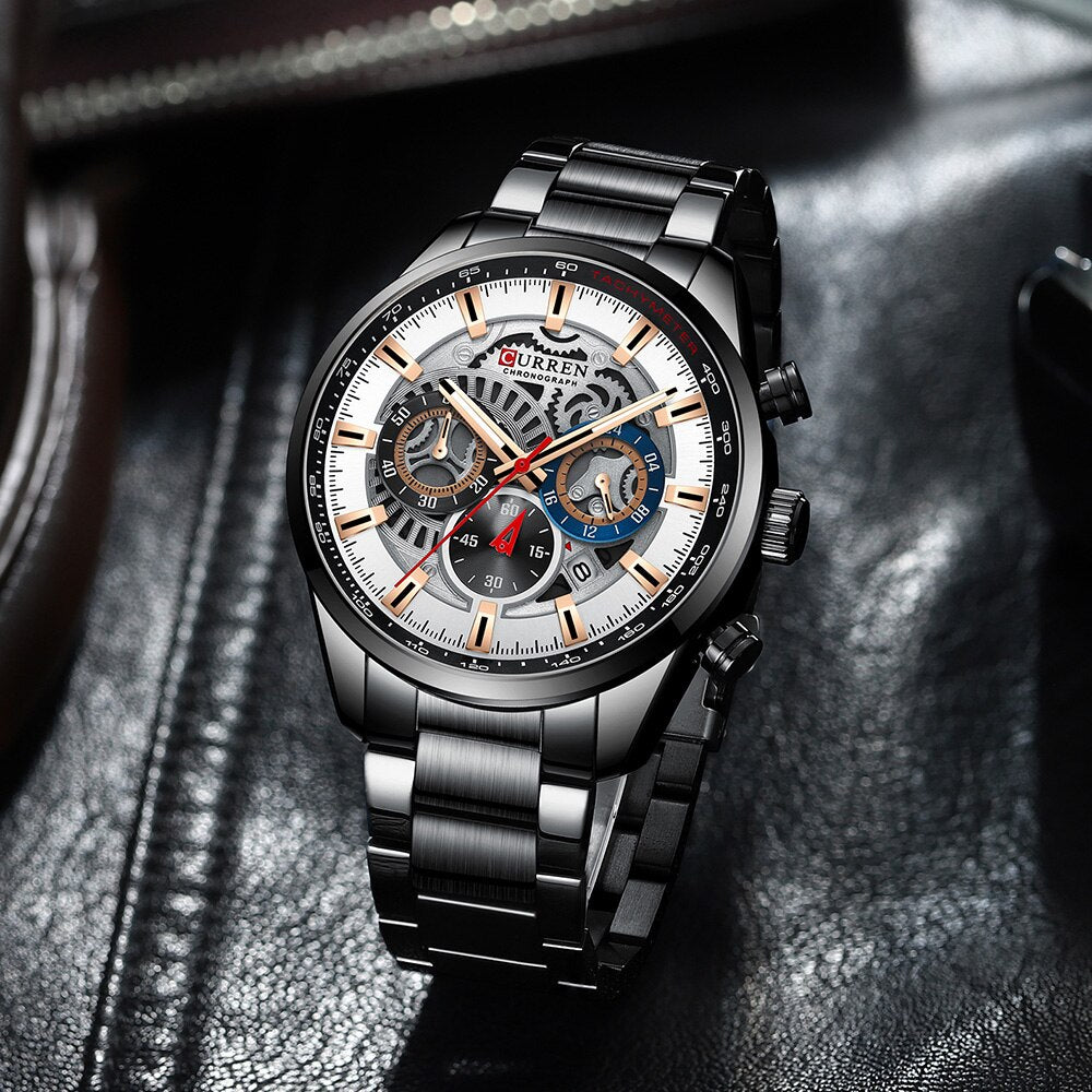 CURREN 8391 Men's Stainless Steel Watch
