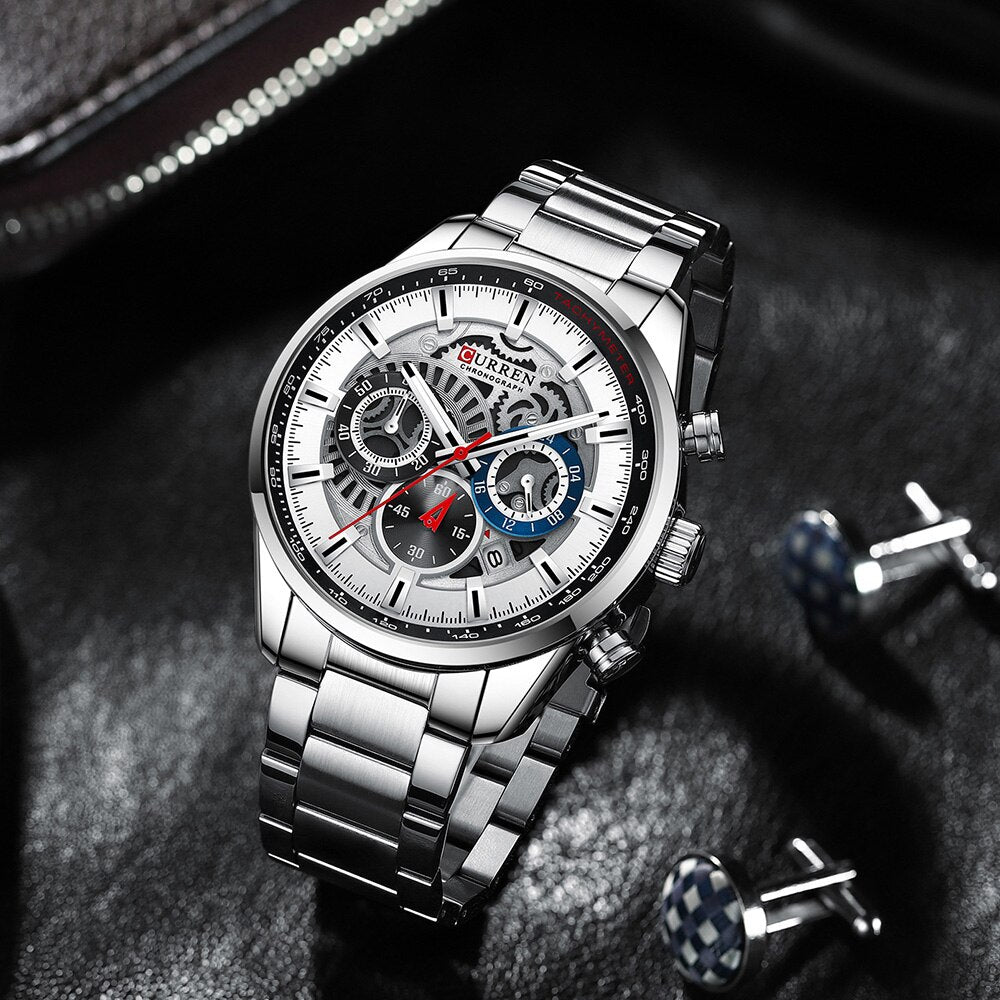 CURREN 8391 Men's Stainless Steel Watch