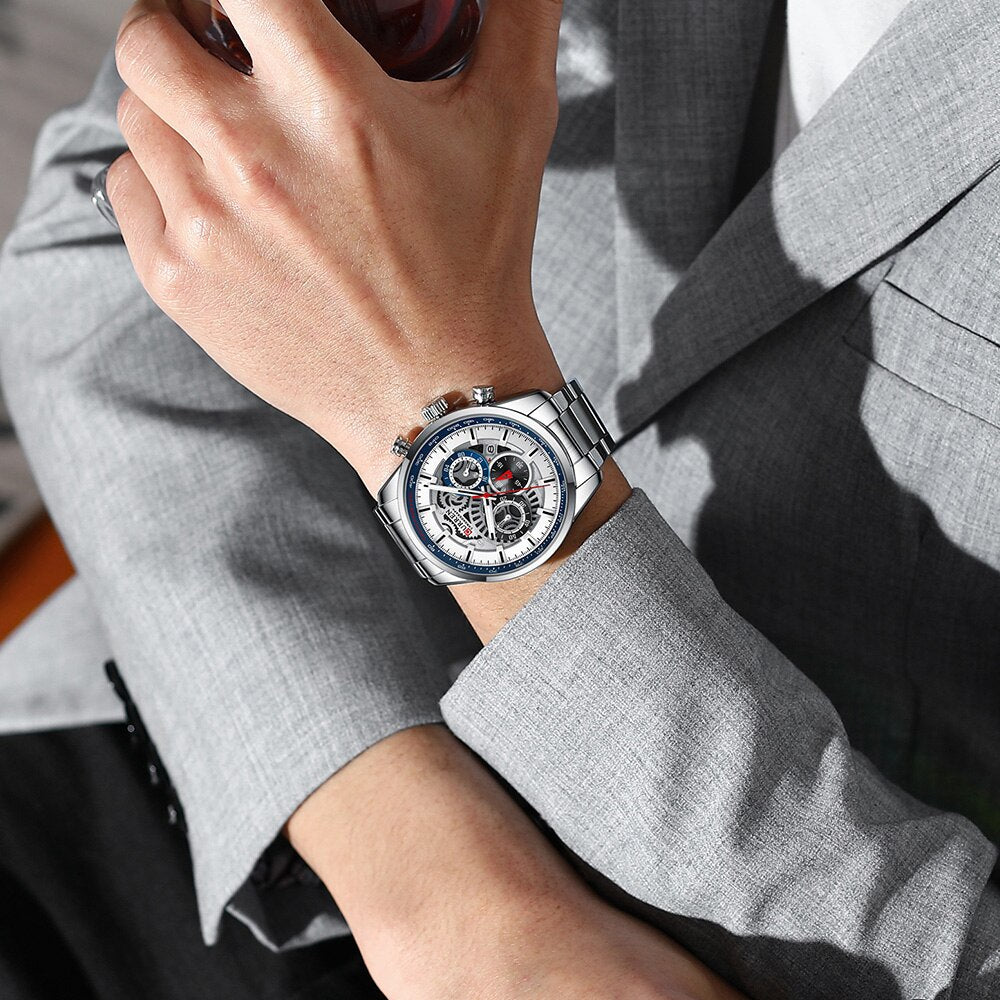 CURREN 8391 Men's Stainless Steel Watch