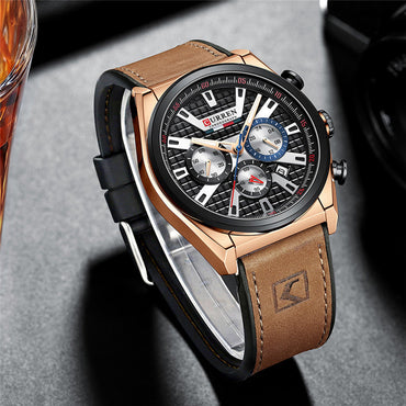 CURREN 8392 Men's Rubber Straps Watch