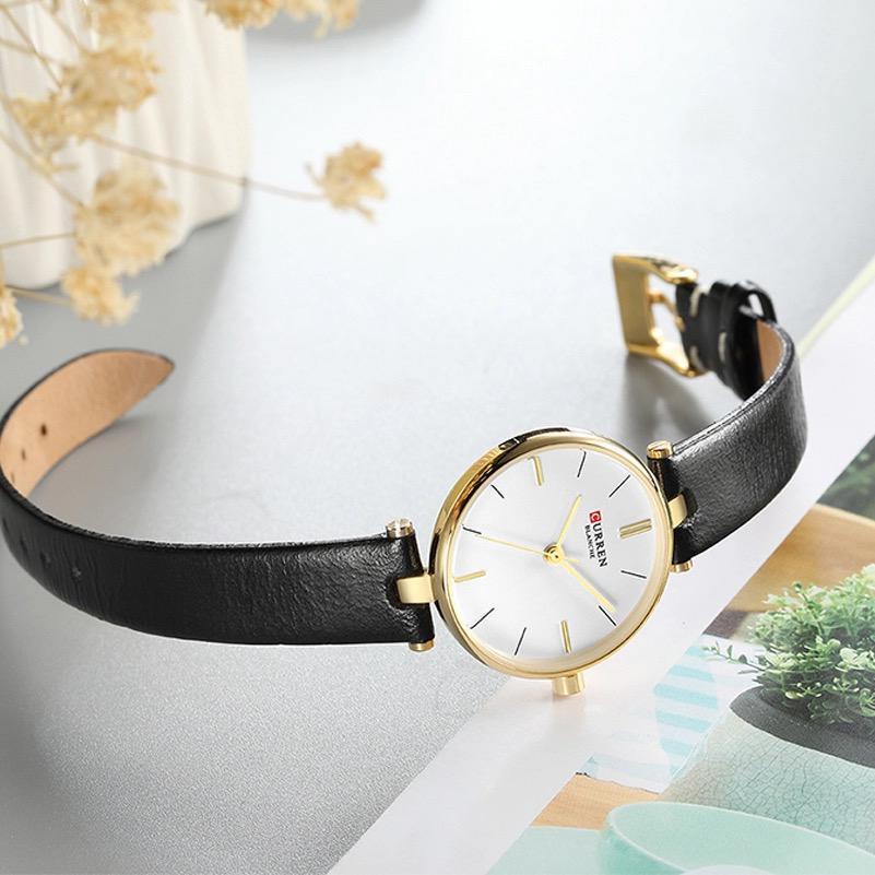 CURREN 9038 Women's Leather Straps Watch
