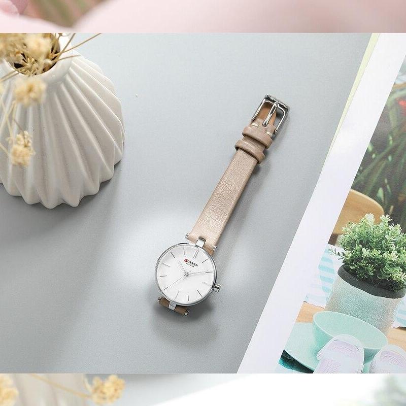 CURREN 9038 Women's Leather Straps Watch