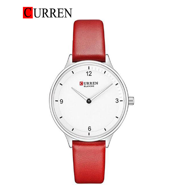 CURREN 9039 Women's Leather Straps Watch