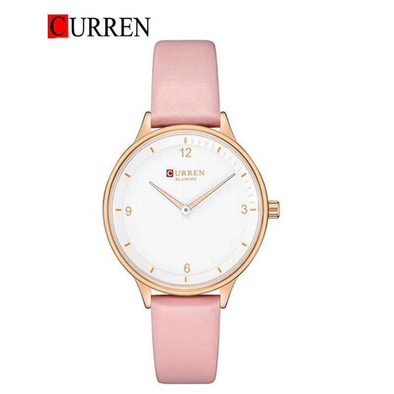 CURREN 9039 Women's Leather Straps Watch