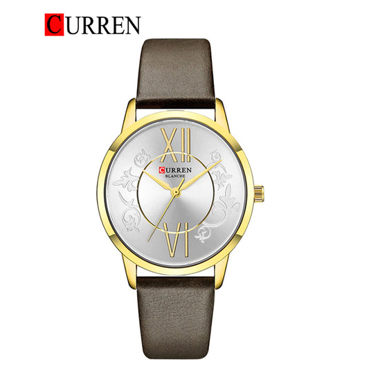 CURREN 9049 Women's Leather Straps Watch