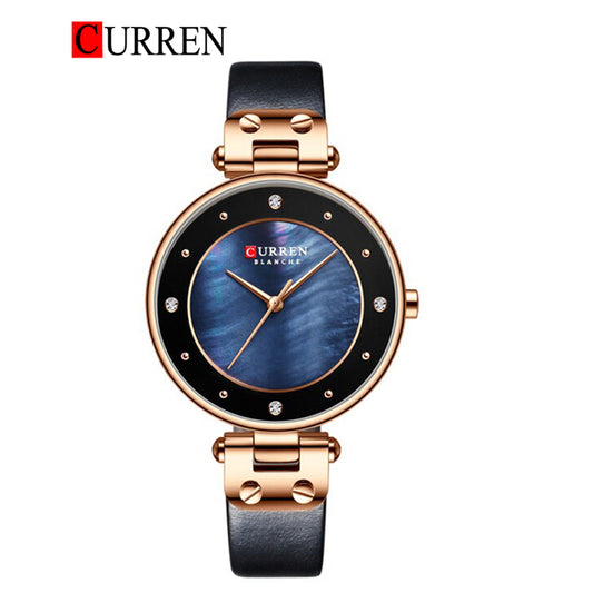 CURREN 9056 Women's Leather Straps Watch