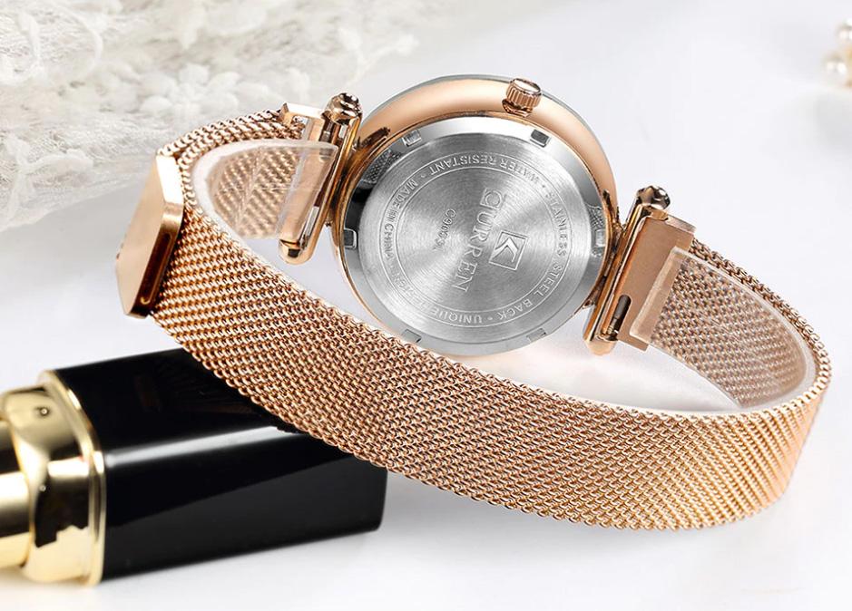 CURREN 9063 Women's Strainless Steel Watch