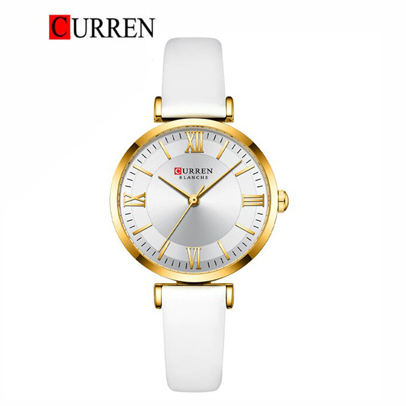 CURREN 9079 Women's Leather Straps Watch