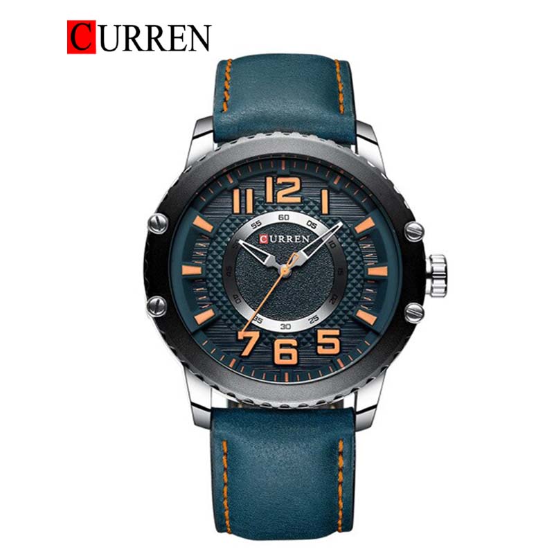 CURREN 8341 Men's Leather Straps Watch