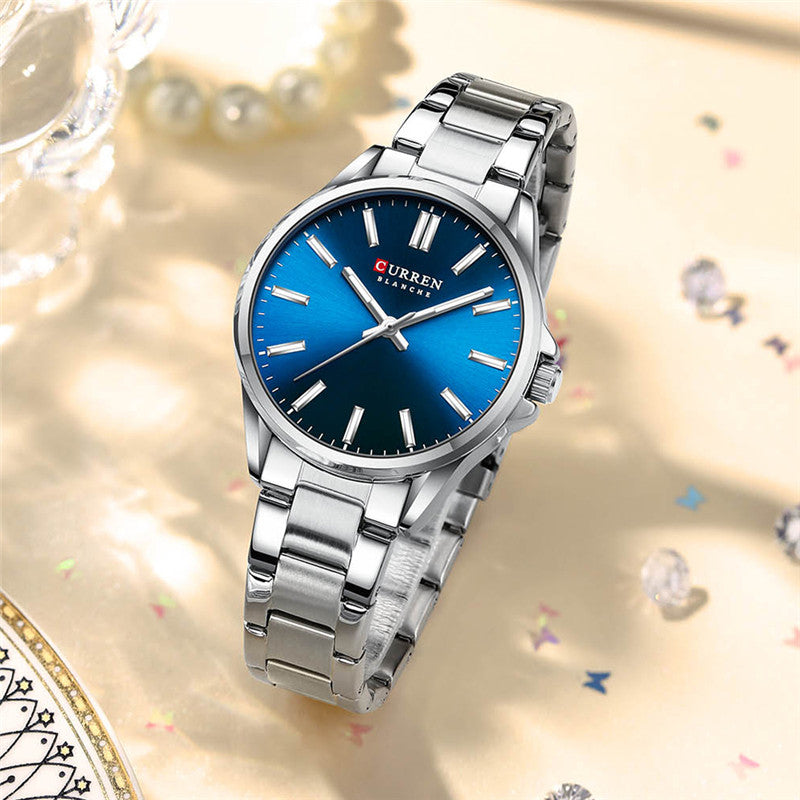 CURREN Couples Stainless Steel Watch