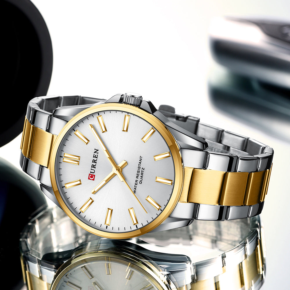 CURREN 9090 Men's Stainless Steel Watch