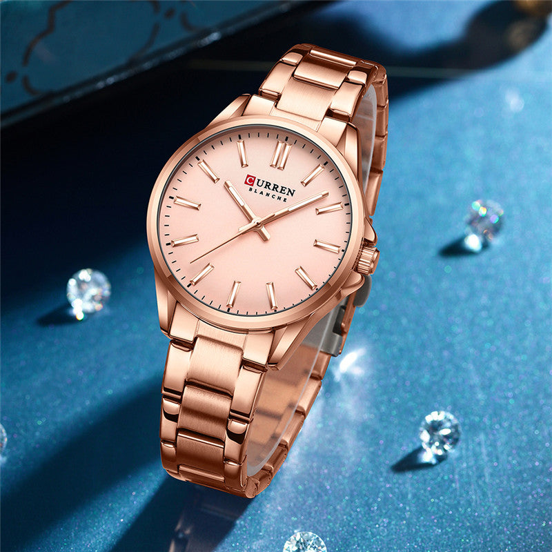 CURREN 9090 Women's Stainless Steel Watch