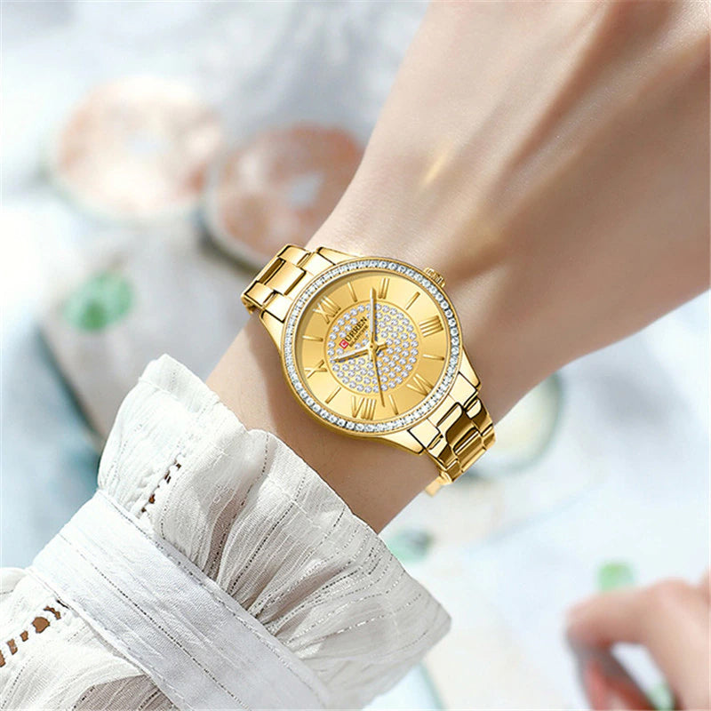 CURREN 9084 Women's Stainless Steel Watch