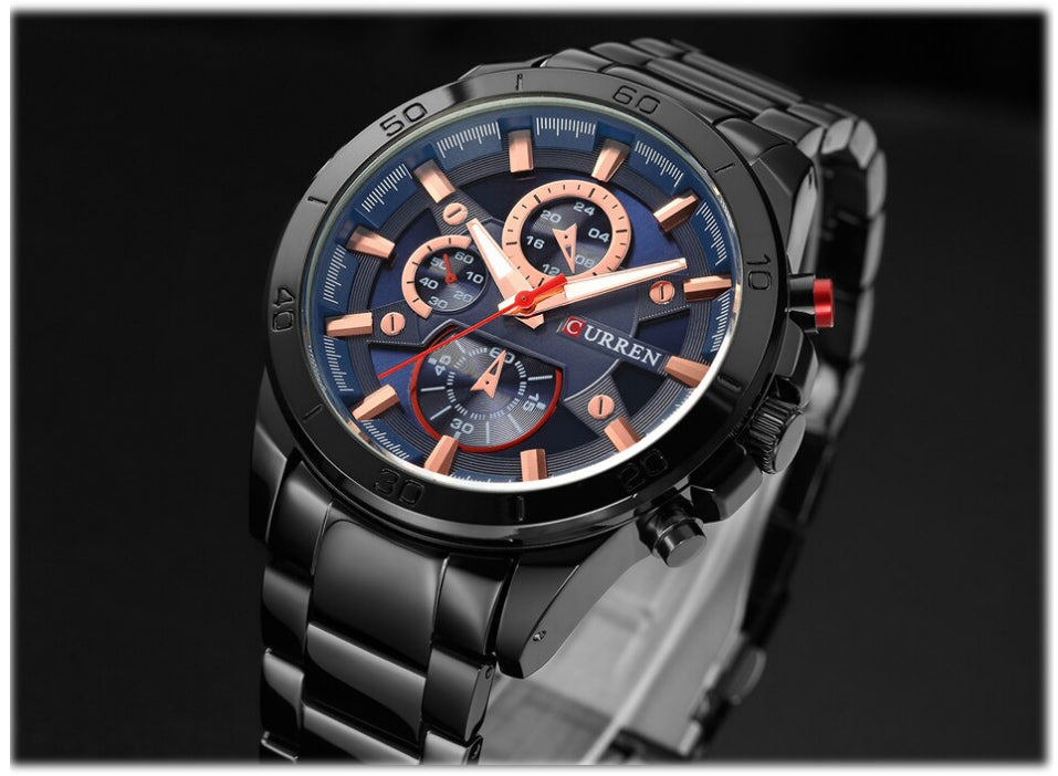 CURREN 8275 Men's Stainless Steel Watch