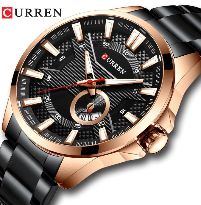 CURREN 8372 Men's Stainless Steel Watch